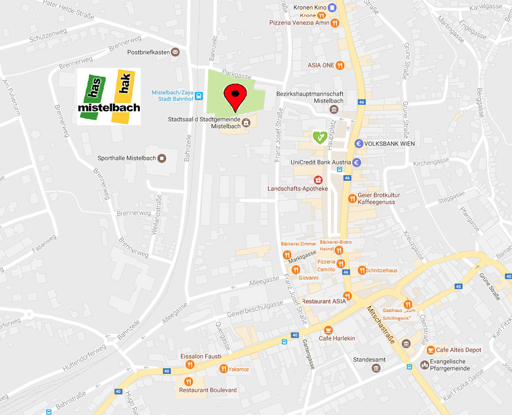 Plan der Stadt